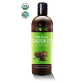 Sky Organics kyrgnic ctor oil蓖麻油睫毛眉毛增长液473ML