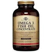 Solgar 浓缩深海鱼油软胶囊 240粒 Omega 3 Fish Oil Concentrate