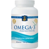 Nordic  Omega-3 深海鱼油软胶囊 柠檬味  1000mg  180粒