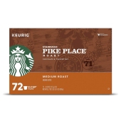 Starbucks 星巴克 非速溶咖啡胶囊 派克咖啡（中度烘焙） 72支