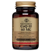 Solgar Vegetarian CoQ-10 辅酶素食胶囊 60mg 60粒  成人中老年心脏保护强健心肌