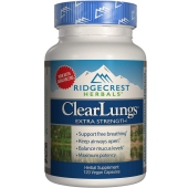 Ridgecrest Herbals草本清肺片 肺健康素食胶囊加强型 120粒