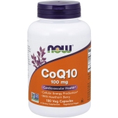 NOW FOODS辅酶Q10 100mg含山楂精华 180粒 保养心脏降血压