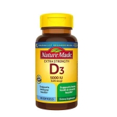 Nature Made  高浓度维生素D3液体软胶囊 5000IU 90粒