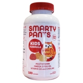 SmartyPants儿童完全多维生素含omega3+VD+B12 180粒软糖