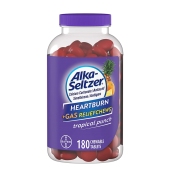 Alka-Seltzer 拜耳软糖咀嚼糖 抗胃酸过多胀气打嗝反酸烧心 180粒