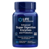 Life Extension 超级消化酶+益生菌胶囊 60粒