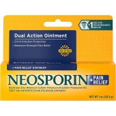 Neosporin 高强度有机局部涂抹软膏 28.3g 迅速缓解皮肤疼痛防止细菌感染加快皮肤愈合