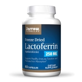 Jarrow Formulas 杰诺乳铁蛋白布拉迪牛初乳胶囊 250mg 60粒