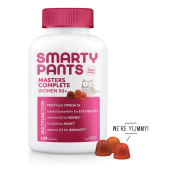 SmartyPants 50+女士复合维生素含omega3+VD3+K2+Coq10+叶黄素 120粒软糖