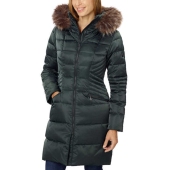 Madison Ladies’ 美国品牌女款中长款羽绒服 深绿色