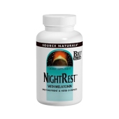Source Naturals NightRest褪黑激素脑黄金能延缓衰老改善睡眠100粒