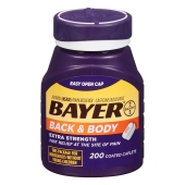 Bayer拜耳Aspirin阿司匹林肠溶片镇痛片500mg涂层 200片  缓解背部疼痛
