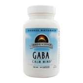 Source Naturals GABA 舒缓情绪抗氧化焦虑 伽玛氨基丁酸 750毫克 90片