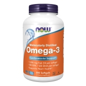 Now Foods诺奥 浓缩深海鱼油软胶囊 Omega-3 180EPA 120DHA 心血管支持 200粒