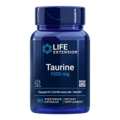 Life Extension 牛磺酸素食胶囊 1000mg*90粒 支持心脏健康