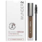 WUNDER2 WUNDERBROW 半永久防水防脱色神奇染眉胶/眉膏 深棕色