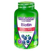 Vitafusion 小熊糖 生物素软糖 5000mcg*100粒