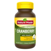 Nature Made 超浓缩蔓越莓胶囊  含维他命C 60粒