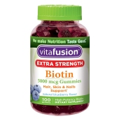 Vitafusion 小熊 生物素维生素HB7软糖100粒 养发亮甲护肤保健