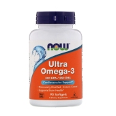 NOW 诺奥 omega-3 欧米伽3 深海鱼油软胶囊 90粒 维护大脑健康