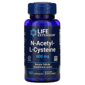 Life Extension 沿寿 NAC 乙酰半胱氨酸胶囊 600mg*60粒