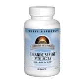 Source Naturals 宁静科学 茶氨酸 Relora 宁静 60 片缓解抑郁压力