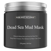 Pure Body Naturals 淡斑祛黑头死海泥面膜 250ml