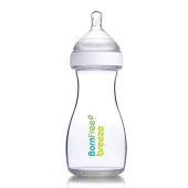 Born Free宽口塑料奶瓶原装防胀气不含BPA 260ml