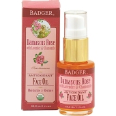 Badger美国贝吉獾天然大马士革玫瑰脸部抗氧化按摩油 29.5ML