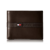 Tommy Hilfiger男士牛皮钱包专柜正品真皮汤米钱包 棕色