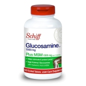 schiff Glucosamine 氨基葡萄糖 维骨力胶原蛋白1500mg 150粒