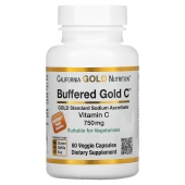 California Gold Nutrition 天然缓冲维生素C胶囊  7500mg*60粒