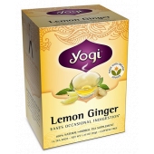 美国Yogi Tea瑜伽柠檬生姜茶 不含咖啡因 促消化 16茶包