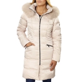 Madison Ladies’ 美国品牌女款中长款羽绒服 米白色