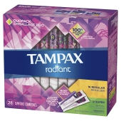 Tampax 丹碧丝珍珠卫生棉条导管式内置月经棉棒卫生巾 光芒系列28支(超大量12支+中量16支）