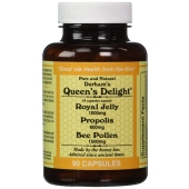 Durham's Queen's Delight 纯天然蜂花粉，蜂胶，蜂王浆三合一胶囊 90粒
