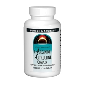Source Naturals L-精氨酸  L-瓜氨酸复合片 1000 mg  120片