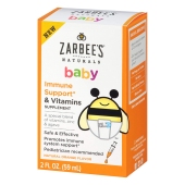 Zarbee's小蜜蜂婴儿宝宝黑接骨抵抗免疫力维生素滴剂儿童橙味59ml