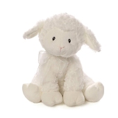 Gund Baby 羔羊布拉姆斯摇篮曲音乐毛绒填充动物毛绒Brahms Lullaby 白色25厘米