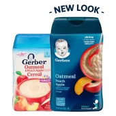 Gerber  嘉宝 2段 苹果蜜桃燕麦米粉 227g新老包装随机发货