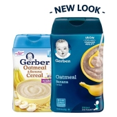 Gerber 嘉宝 2段 香蕉燕麦米粉 227g新老包装随机发货