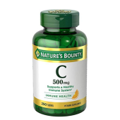 Nature's Bounty 自然之宝纯天然维生素C 500mg 250粒 片剂 无糖维C美白肤色