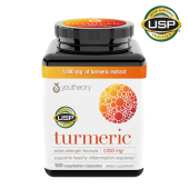 Youtheory Turmeric 姜黄素胶囊解酒护*肝胶囊180粒胶囊 抗癌降脂抗凝