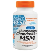 美国直邮 Doctor's Best氨基葡萄糖胺软骨素MSM 有机硫健骨240粒
