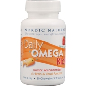 Nordic  儿童每日鱼油 500mg  30粒 草莓味