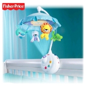 Fisher-Price  费雪  音乐旋转投影声光床铃