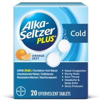 Alka Seltzer 苏打水泡腾片-柑橘- 20片