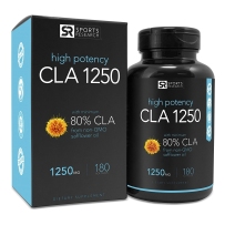High Potency CLA 1250 自然减肥男性和女性  180素食胶囊