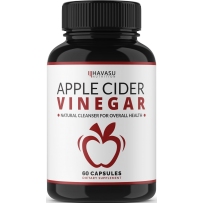 Extra Strength Apple Cider Vinegar 优质非转基因果汁胶囊 自然减重 500mg